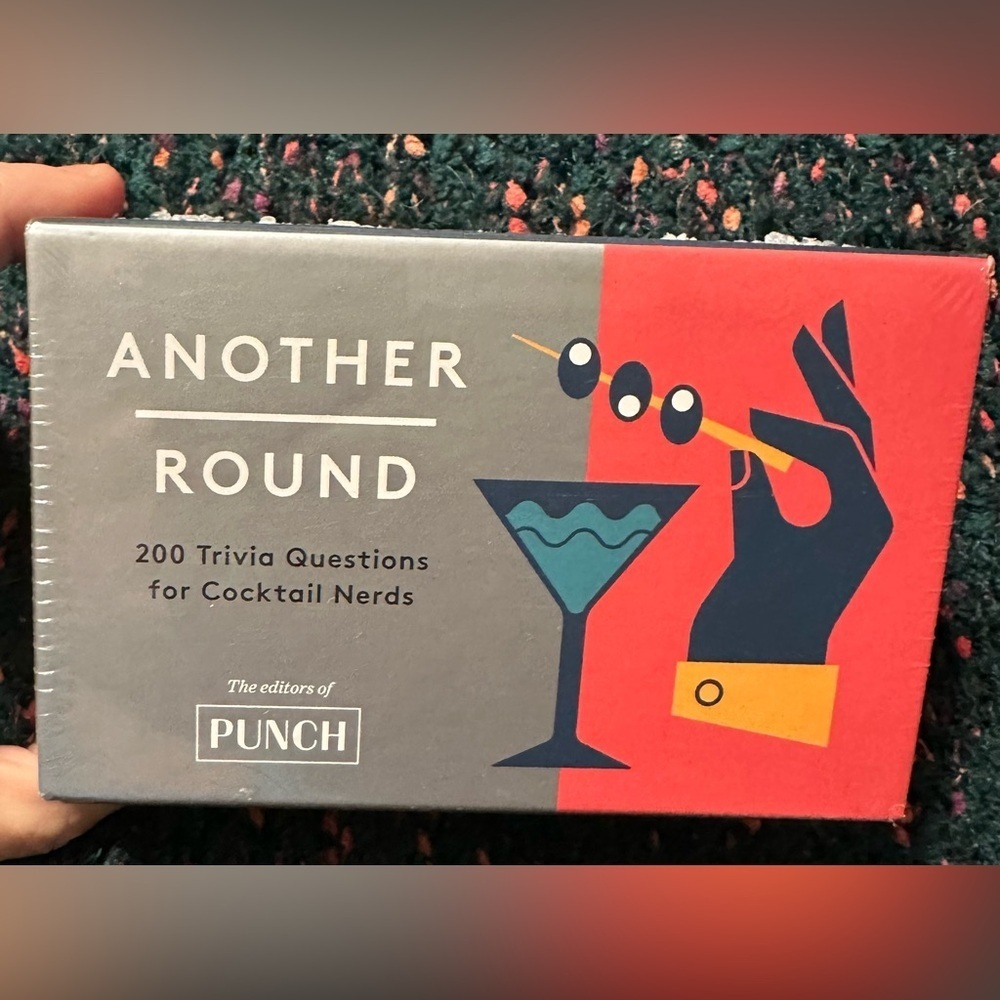 🔥NWT🔥Another Round: 200 Trivia Questions for Cocktail Nerds